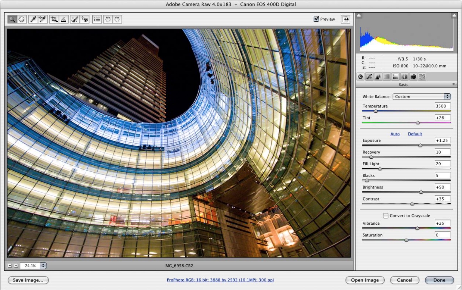 Adobe Photoshop CS3 for Mac Adobe Camera Raw Plugin (2007)